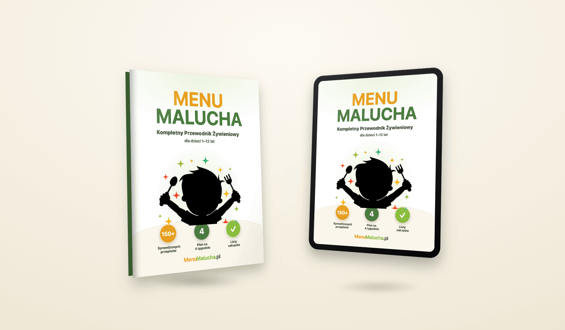 Ebook Menu Malucha na tablecie i w wersji drukowanej